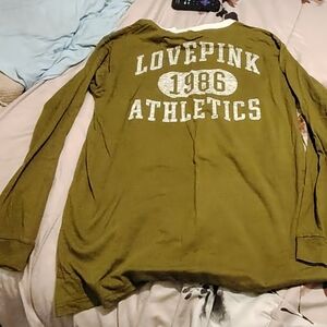 Victoria's Secret Olive Long Sleeve Tee